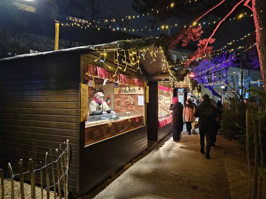 Julmarknad på universitetsområdet