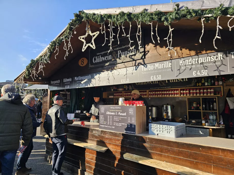 Julmarknad på Maria-Theresien-Platz