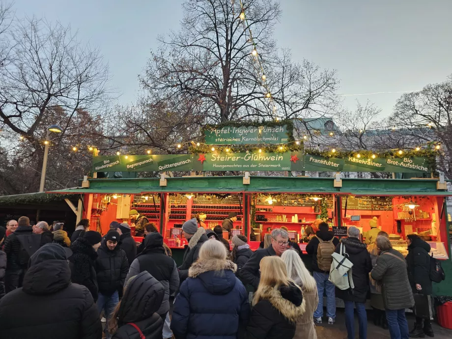 Marknader framför Karlskirche