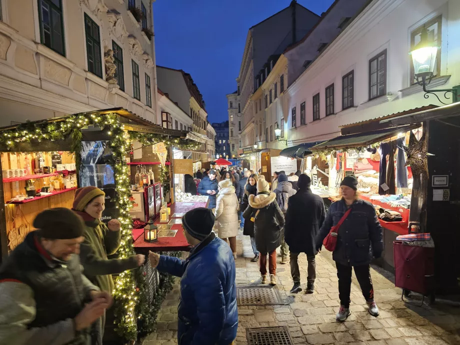 Julmarknad på Spittelberg