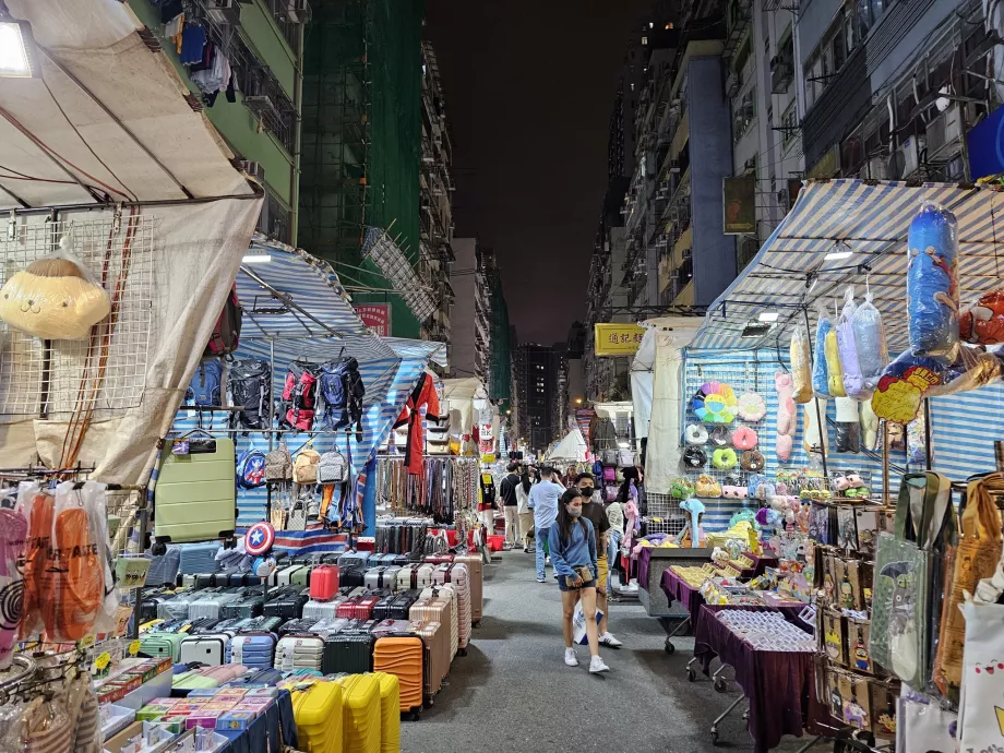 Mong Kok, nattmarknad