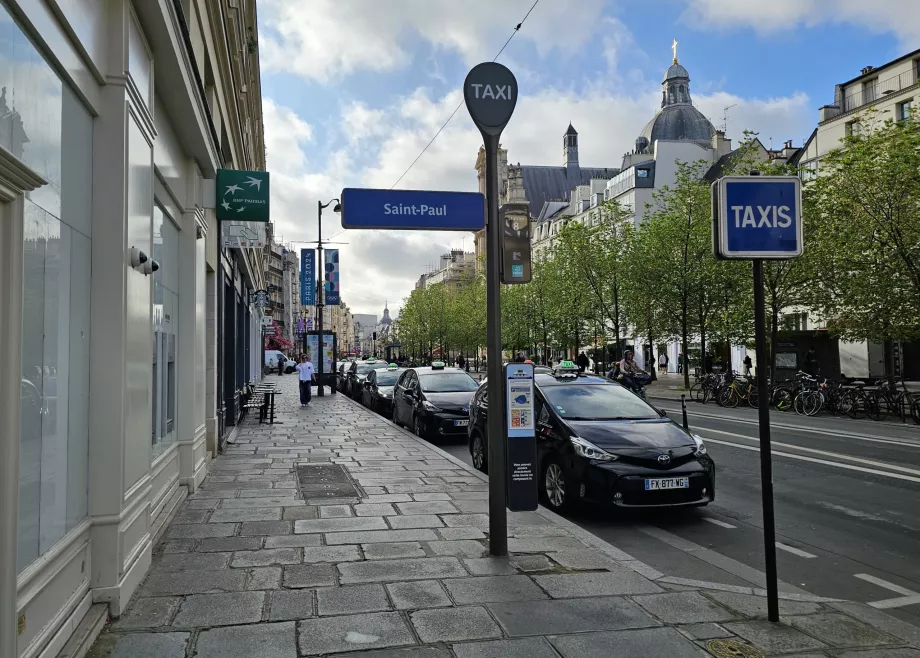 Taxi i Paris