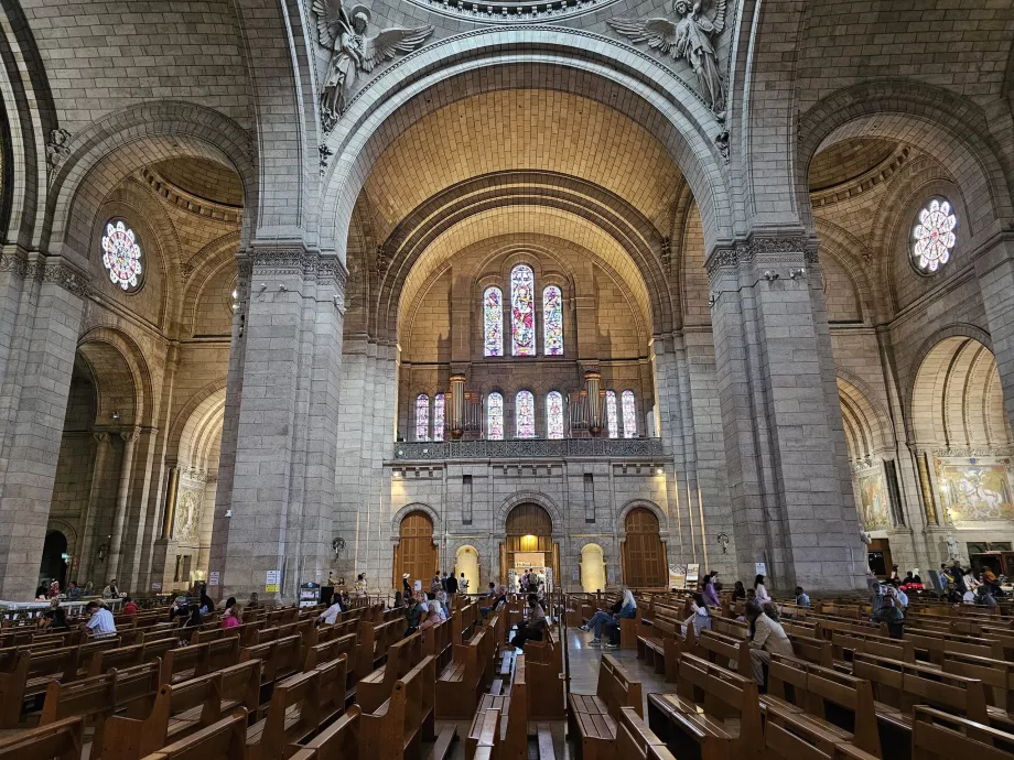 Interiör från Sacre Coeur-basilikan