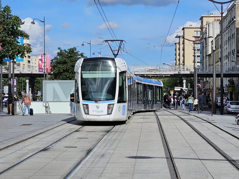 Spårvagn i Paris