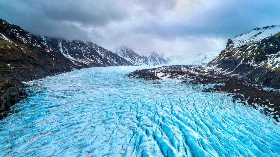 Skaftafell Glaciär