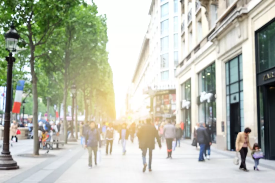 Shopping på Champs-Élysees