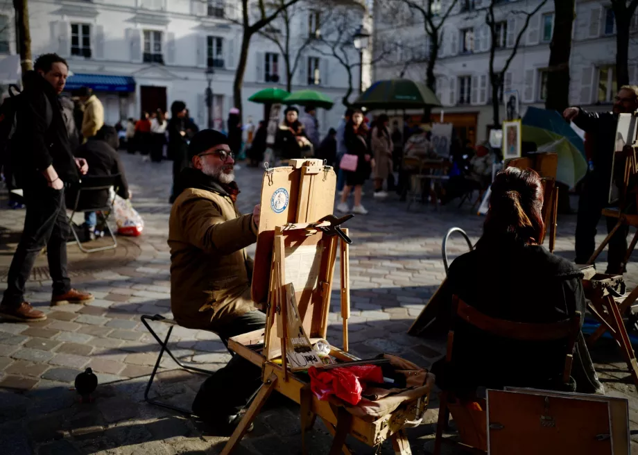 Konstnärer i Montmartre