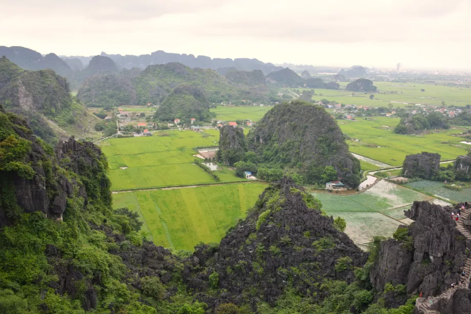 Karstområde i Ninh Binh, Vietnam