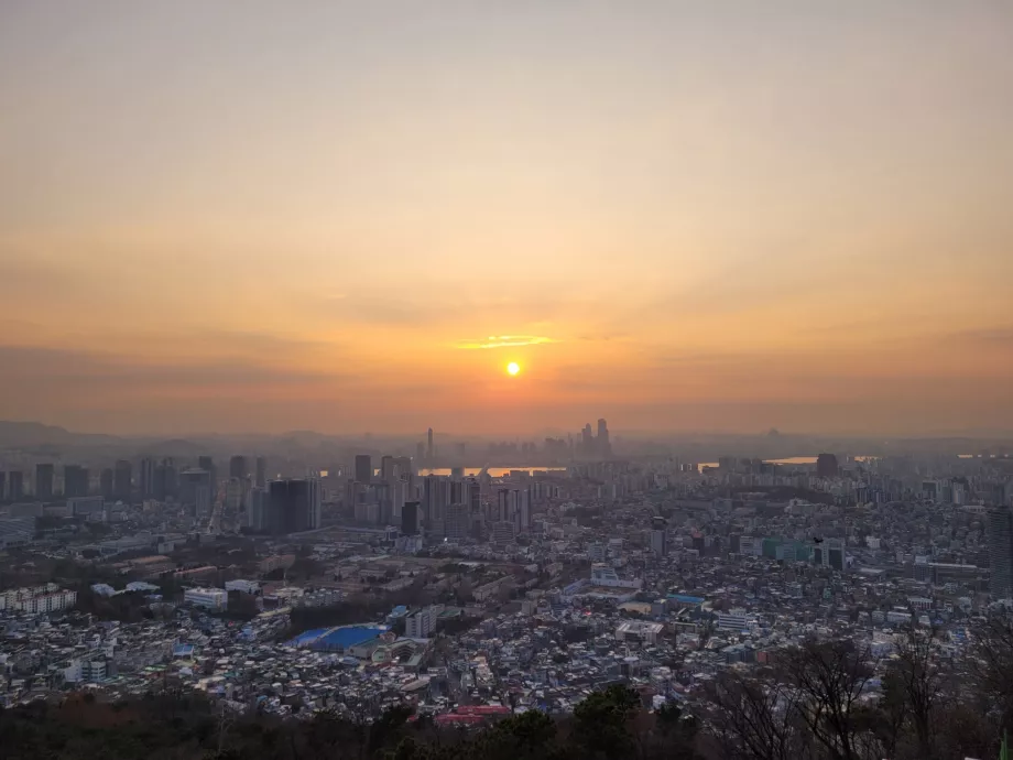 Utsikt från Namsan Hill