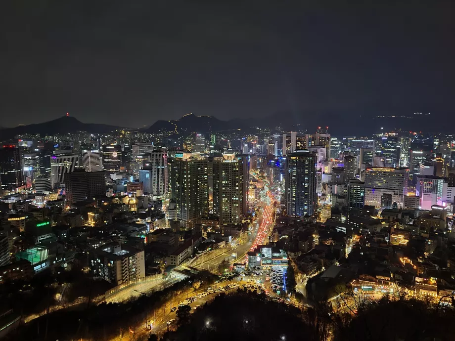 Utsikt från Namsan Hill