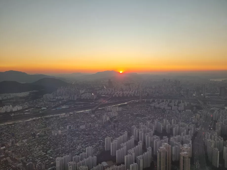 Utsikt från Lotte World Tower