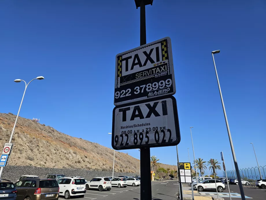 Telefonnummer till Taxi Gomera