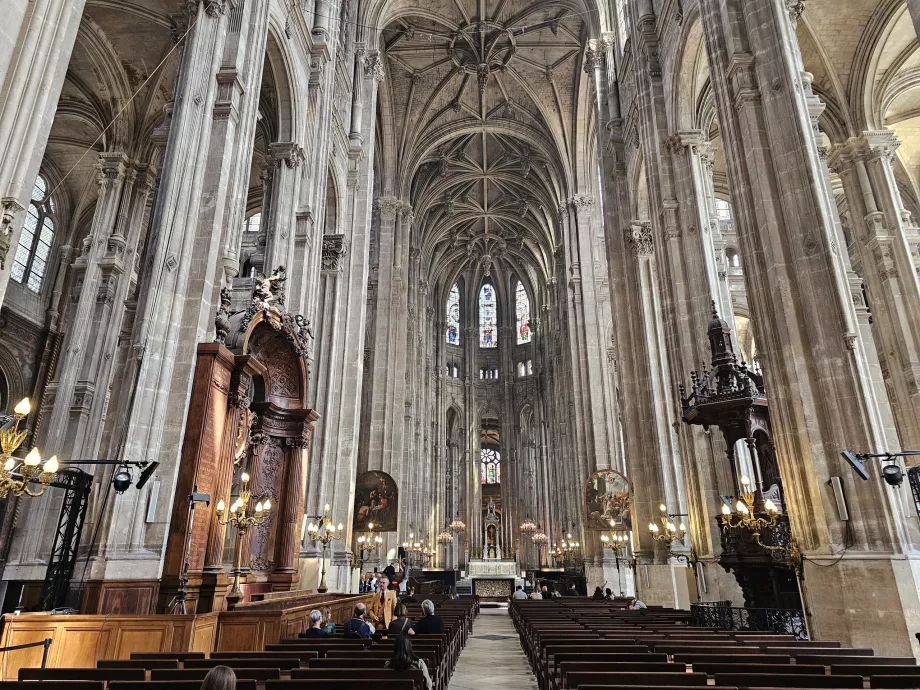 Interiör, S:t Eustach-kyrkan