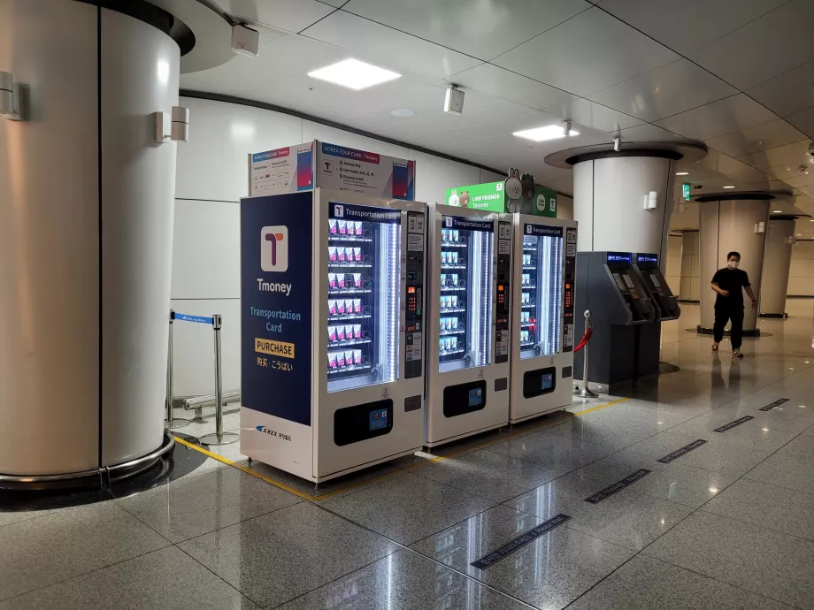 Incheon - TMoney Card-automater