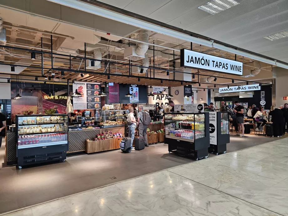 Food Court, transitzonen