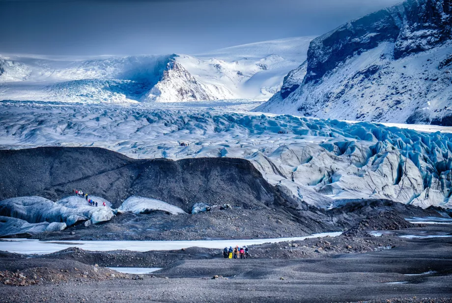 Skaftafell Glaciär