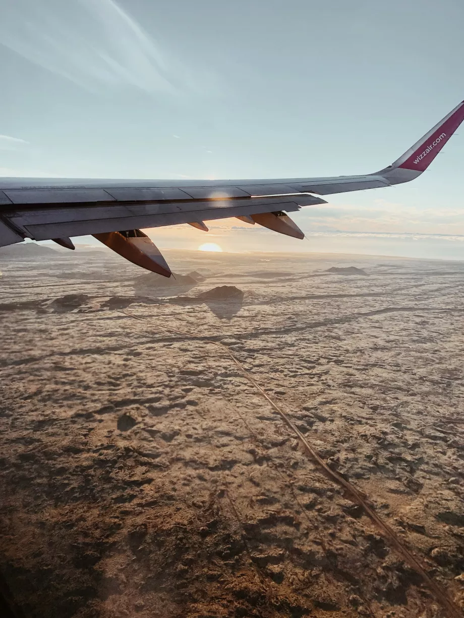 Landning på Keflavíks flygplats