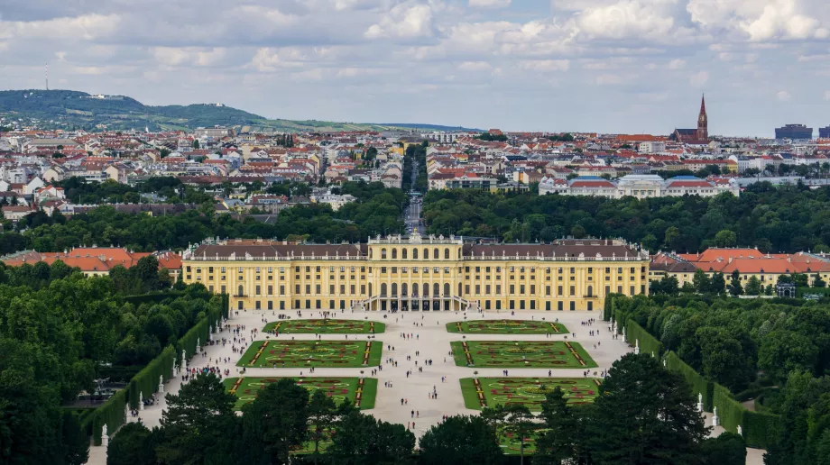 Utsikt över Schönbrunn