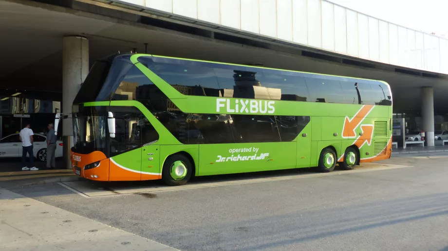 Flixbus på Wien flygplats